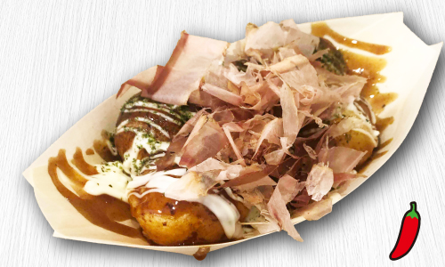 板橋区仲宿【たこ焼き いわっち！】自慢の中辛ソース